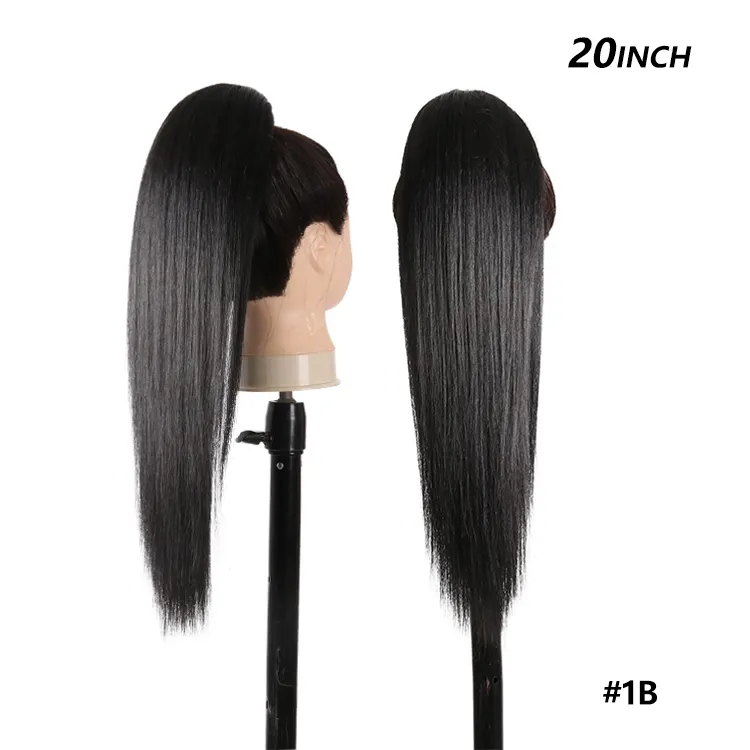 Alibaba31abaefb83cf670b753359d20f774b1e_original Αλογοουρά GKM συνθετική με φυσική τρίχα κερατίνης kanekalon, δε φριζάρει, δε γυαλίζει, δε μπερδεύεται, σε ίσιο με το σύστημα φωλιά, 50cm κωδικός 1B | Roula Gouma