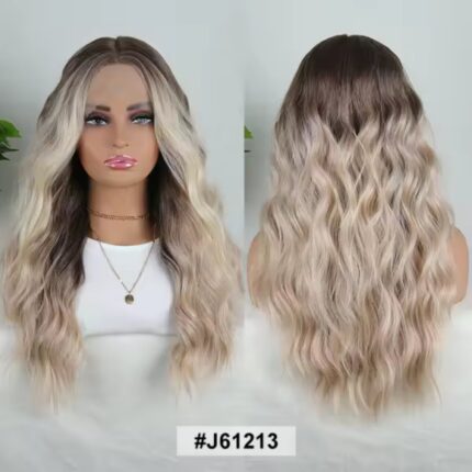 Περούκα MIYA GKM, με χειροποίητη χωρίστρα, συνθετική με φυσική τρίχα κερατίνης Kanekalon.