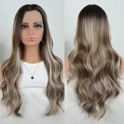 Περούκα BONNY GKM, με χειροποίητη χωρίστρα, συνθετική με φυσική τρίχα κερατίνης Kanekalon.