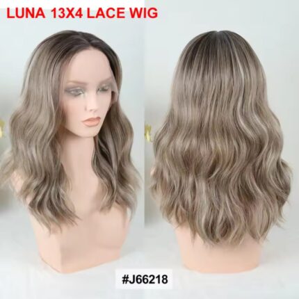 Περούκα LUNA GKM, με χειροποίητη χωρίστρα, συνθετική με φυσική τρίχα κερατίνης Kanekalon.