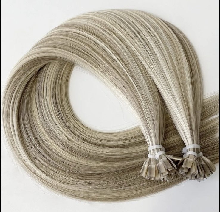 18καθετοσ60 Extension GKM κερατίνης flat tip double drawn, κωδικός #8/613 | Roulagouma Hair Έλιον Αθήνα